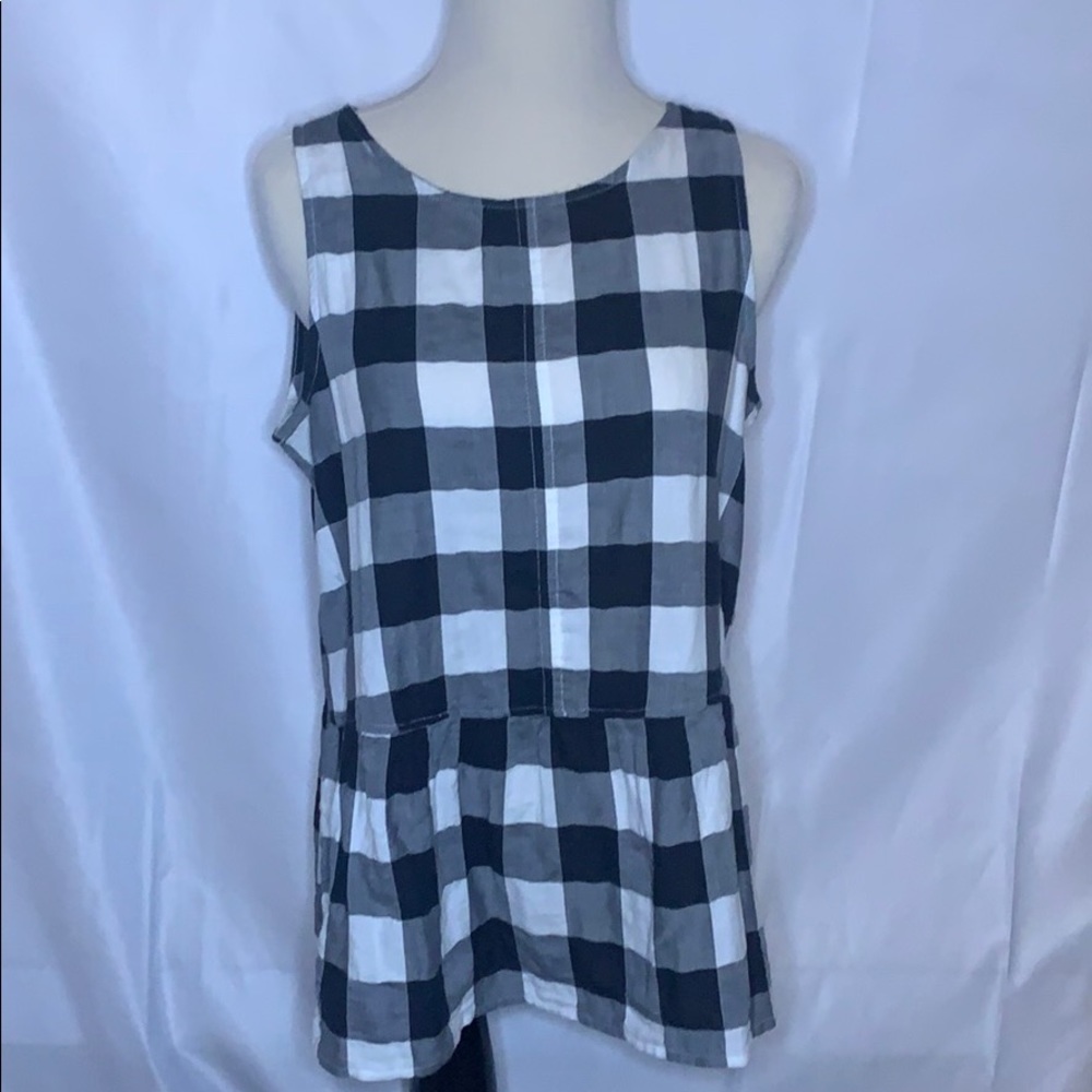 Velvet Heart Gingham Tank Top -Small
